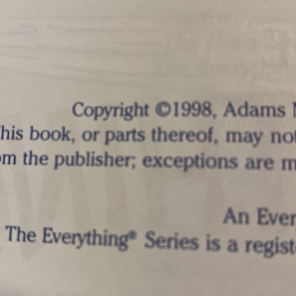 Vintage Copy of The Everything Wedding Book by Helen Latner, 1998, NWOT - Picture 4 of 4